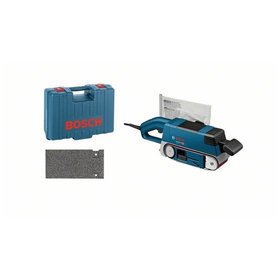 Bosch - Bandschleifer GBS 75 AE, mit Koffer, Gewebeschleifband, Staubsack, Grafitplatte