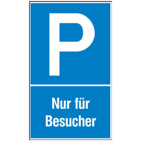 SafetyMarking® - Parkplatzs. Nur f. Bes. Kunststoff (PS)