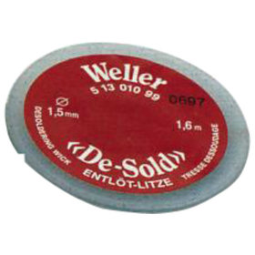 Weller® - Entlötlitze De-sold auf Spule, Breite 2,0mm, Länge 1,6 m