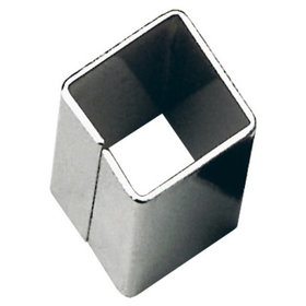 HOPPE® - Ausgleichshülse, für Vierkantstift, 8/10mm, Eisen, silber blank
