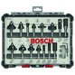 Bosch - 15-teiliges Fräser-Set, 8-mm-Schaft. Für Handfräsen