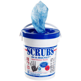 SCRUBS® - Reinigungstücher PU-Basis, blau gegen starke Verschmutzungen 72 Stück Ei