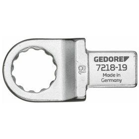 GEDORE - Einsteck-Ringschlüssel 19mm 14x18mm Vierkant