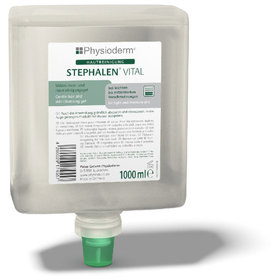 Physioderm® - STEPHALEN® VITAL Waschgel parfümiert, seifen-und alkalifrei 1L Neptuneflasche