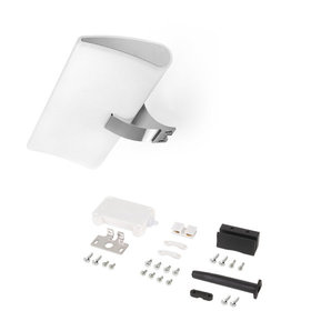 Emuca - Aries LED-Spiegelstrahler für das Badezimmer (AC 230V 50Hz), 7 W, Verchromt, Kunststoff und Aluminium