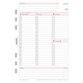Chronoplan - Kalendereinlage Wochenplan, f. 2022, A5, 148x210mm, 50232, 1 Woche /