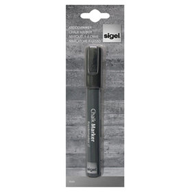 sigel® - Kreidemarker 50 GL180 1-5mm Keilspitze schwarz