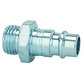 RIEGLER® - Nippel für Kupplung NW7,2-7,8, Stahl gehärtet/verzinkt, G 1/8" A, 0- 35 bar