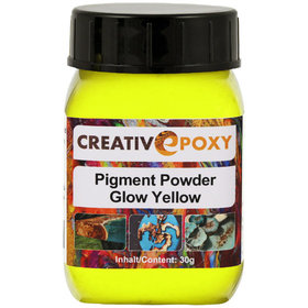 CreativEpoxy - Pigment Powder Glow Yellow, 30 g
