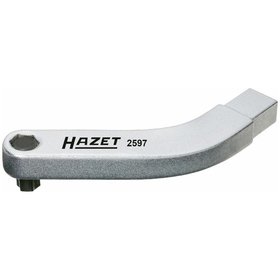 HAZET - Türscharnier-Einsteck-Werkzeug 2597, gebogener Bithalter, Vierkant 9x12mm, T45