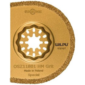 WILPU - Sägeblatt für oszillierende Elektrowerkzeuge mit STARLOCK Aufnahme OSZ 11801