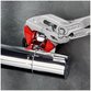 KNIPEX® - Zangenschlüssel Zange und Schraubenschlüssel in einem Werkzeug verchromt, mit Kunststoff überzogen 250 mm 8603250