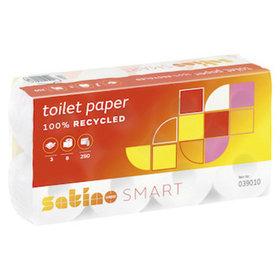 Satino - Toilettenpapier smart, 3-lagig, , 8 Rollen, 39010
