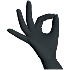 strongHand® - Einweg-Handschuh SHATIN 0436, Kat. I, schwarz, Größe 8