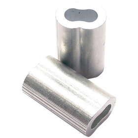 PÖSAMO - Pressklemmen für Drahtseil ø2,0mm Aluminium