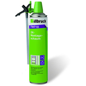 illbruck - Polyurethan-2K-Montageschaum FM710 grün m. Pistole/Röhrchen, m. Hands.400ml Dose