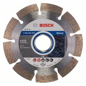 Bosch - Diamanttrennscheibe Standard for Stone, 115 x 22,23 x 1,6 x 10mm, 1er-Pack