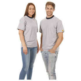 Warmbier® - ESD-T-Shirt, Größe S, Farbe grau