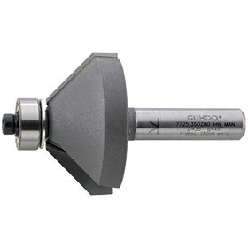 GUHDO® - HW-Fasefräser Schaft-ø8mm D35 l18 45° Z2