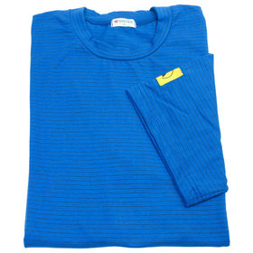 WETEC - ESD-T-Shirt, blau, Größe XS
