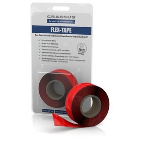 Crassus - Flex-Tape 25mm x 3,5m x 0,7mm, selbstverschweißend, rot