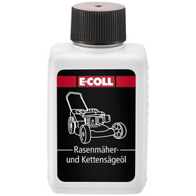 E-COLL - Rasenmäher- und Kettensägenöl, Schmierung 2-Takt-Motoren 100ml Flasche