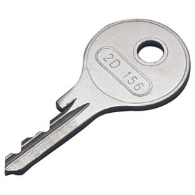 HOPPE® - Fenstergriff-Schlüssel, gleichschließend, 2D156, Eisen, vernickelt