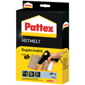 Pattex® - Pistole Hot(melt) Supermatic PXP 06 mit zwei Hot Sticks