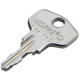 HOPPE® - Fenstergriff-Schlüssel, gleichschließend, 2W153, Eisen, vernickelt