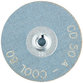 PFERD - COMBIDISC Korund Schleifblatt CD Ø 50mm A80 COOL für Edelstahl