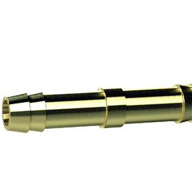 RIEGLER® - Doppelschlauchtülle, für Schlauch LW 6mm, Messing, L=55mm