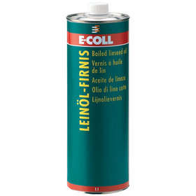 E-COLL - Leinöl-Firnis silikon-/bleifrei, Anstrich- und Imprägniermittel 1L Dose