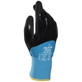 MAPA® - Schutzhandschuh TEMP ICE 700, Kat. II, blau/schwarz, Größe 9