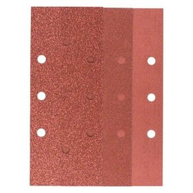 Bosch - Schleifblatt-Set für Schwingschleifer, 25-teilig, 8 Löcher, 93 x 230mm, 60-240