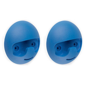 Emuca - Napier Wandaufhänger, Blauer Kunststoff, Kunststoff, 1 Los von 2 Einheiten