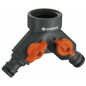 GARDENA - 2-Wege-Ventil für Wasserhähne mit 26,5 mm (G3/4)-Gewinde