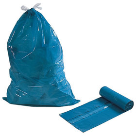 Müllsack 120l blau mit Zug ca. 45µm Rolle a 25 Stück