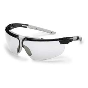 uvex - Schutzbrille i-3 farblos supravision excellence schwarz/hellgrau
