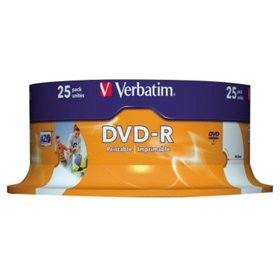 Verbatim® - DVD-R 43538 16x 4,7GB 120Min. Spindel 25er-Pack