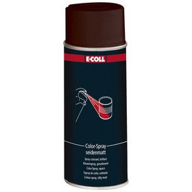 E-COLL - Buntlack Colorspray seidenmatt Alkydharz 400ml Spraydose schokobraun