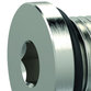 RIEGLER® - Verschlussschraube, Innensechskant 8mm, G 3/8", NBR O-Ring, Messing vernickelt