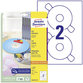 AVERY™ Zweckform - L6043-25 CD-Etiketten ClassicSize, A4, Ø 117 mm, 25 Bogen/50 Etiketten, weiß