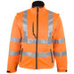 ASATEX® - Prevent® Warnschutz-Softshell-Jacke, Ärmel abtrennbar, warnorange, Größe 2XL