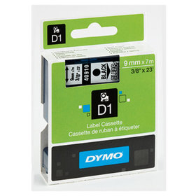 DYMO® - Schriftbandkassette D1 S0720670 9mm x 7m schwarz auf transparent