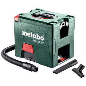 metabo® - Akku-Sauger AS 18 L PC (602021850), mit manueller Filterreinigung, Karton