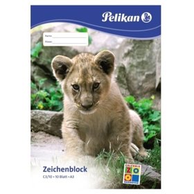 Pelikan - Zeichenblock C3/10 224832 DIN A3 10 Blatt