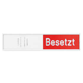 FRANKEN - Frei-Besetz-Anzeige deutsch 102x27,4mm al selbstklebend BS0117