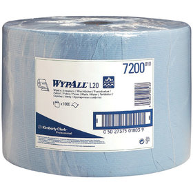 WYPALL® - Wischtücher L10 EXTRA +, 1-lagig blau, perforiert, 23,5 x 38cm 1000 Blatt