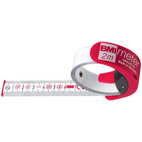 BMI® - Zollstock BMImeter 2m x 16mm mit Stopper und Gürtelclip
