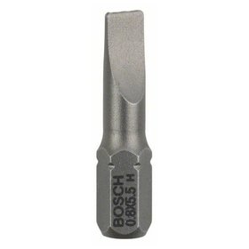Bosch - Schrauberbit Extra-Hart, S 0,8 x 5,5, 25mm, 3er-Pack